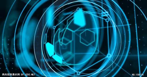AEHUD科技感标志AE特效素材 赋能互联网信息技术开发